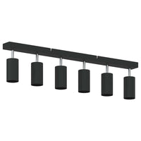 Faretto da soffitto Nero 73 x 5.5 x 16.5 cm Acciaio 4108203