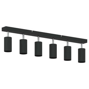 Faretto da soffitto Nero 73 x 5.5 x 16.5 cm Acciaio 4108203