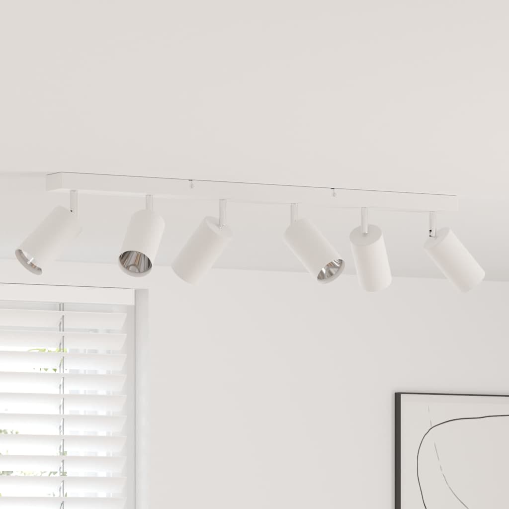 Faretto da soffitto Bianco 73 x 5.5 x 16.5 cm Acciaio 4108204