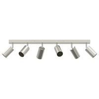 Faretto da soffitto Nichel spazzolato 73 x 5.5 x 16.5 cm 4108205