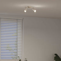 Faretto da soffitto Nickel spazzolato 25.5 x 8 x 11 cm Acciaio 4108207