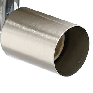 Faretto da soffitto Nickel spazzolato 12 x 8 cm Acciaio 4108208