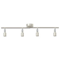 Faretto da soffitto Nickel spazzolato 70 x 9 x 12.5 cm Acciaio 4108210