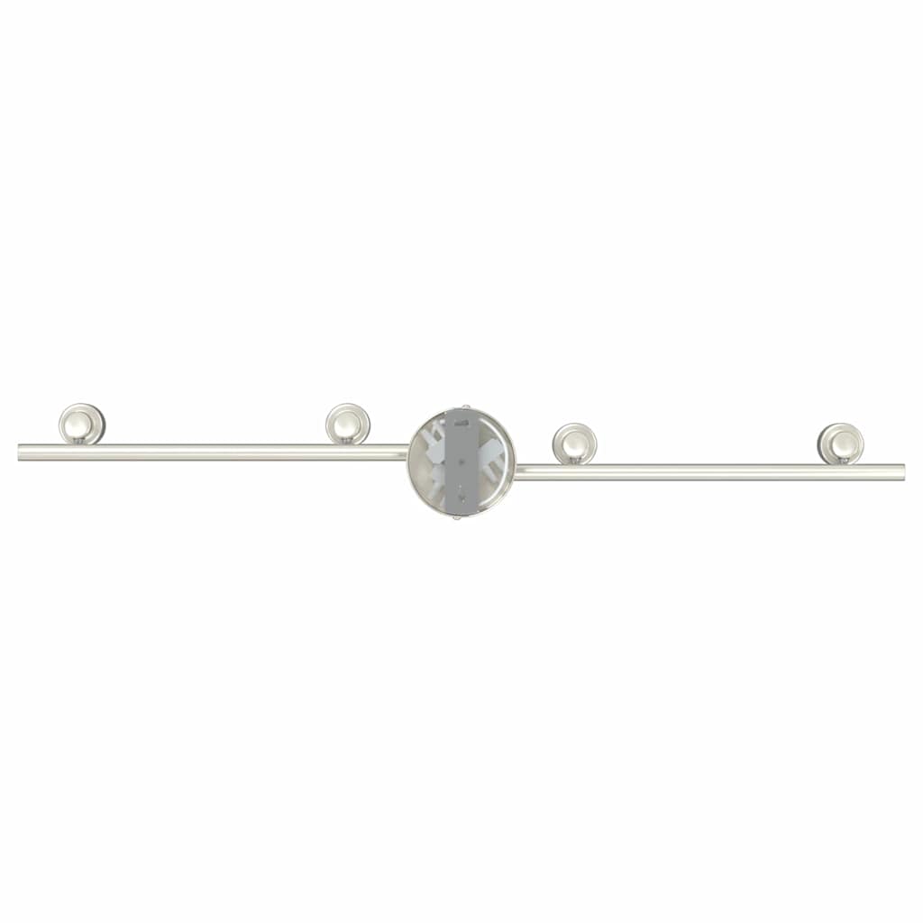 Faretto da soffitto Nickel spazzolato 70 x 9 x 12.5 cm Acciaio 4108210