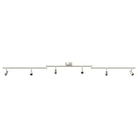 Faretto da soffitto Nickel spazzolato 176.5 x 9.5 x 14 cm 4108211