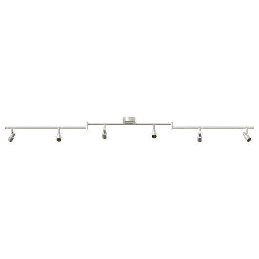 Faretto da soffitto Nickel spazzolato 176.5 x 9.5 x 14 cm 4108211