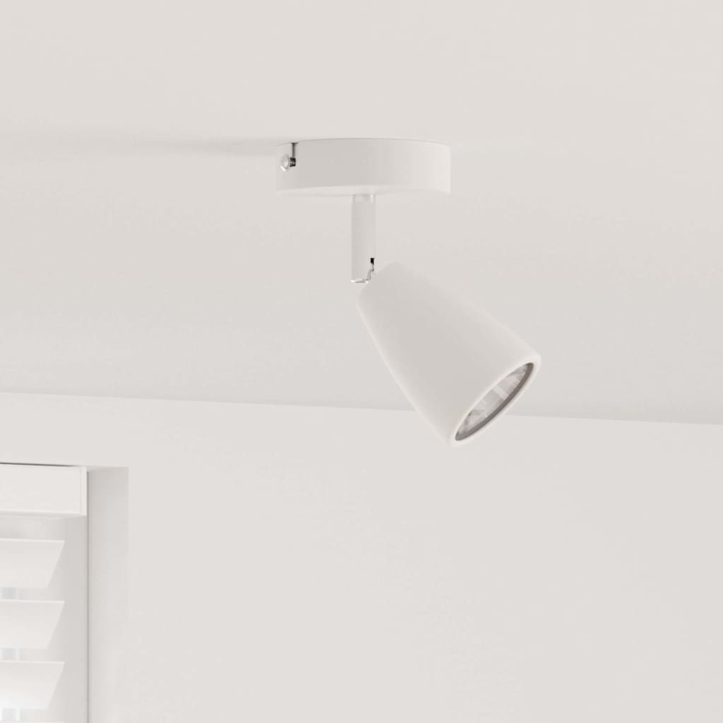 Faretto da soffitto Bianco 8 x 8 x 14.5 cm Acciaio 4108212