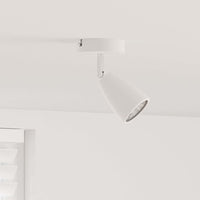 Faretto da soffitto Bianco 8 x 8 x 14.5 cm Acciaio 4108212
