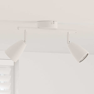 Faretto da soffitto Bianco 25.5 x 8 x 15.5 cm Acciaio 4108213