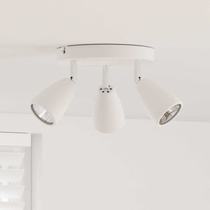 Faretto da soffitto Bianco 19 x 19 x 14.5 cm Acciaio 4108214