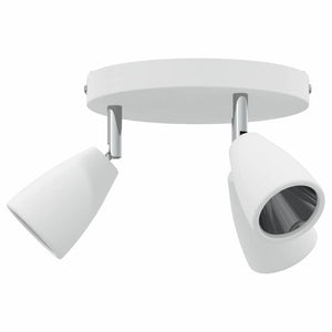 Faretto da soffitto Bianco 19 x 19 x 14.5 cm Acciaio 4108214