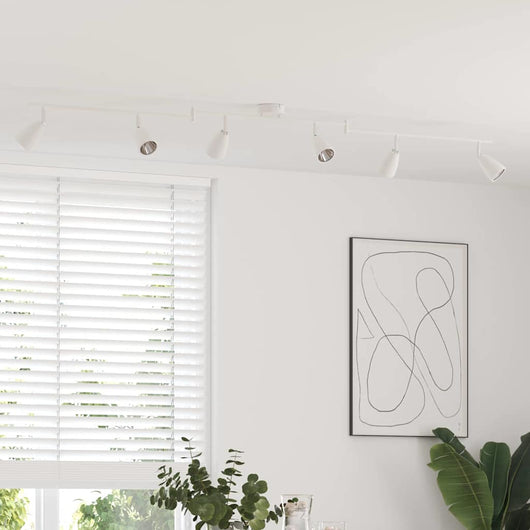 Faretto da soffitto Bianco 176.5 x 13.5 x 12.5 cm Acciaio 4108216