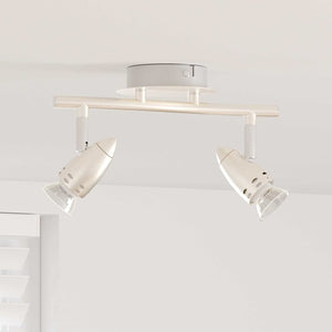 Faretto da soffitto Nichel opaco 27 x 14 x 12 cm Acciaio 4108217