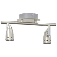 Faretto da soffitto Nichel opaco 27 x 14 x 12 cm Acciaio 4108217