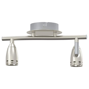 Faretto da soffitto Nichel opaco 27 x 14 x 12 cm Acciaio 4108217