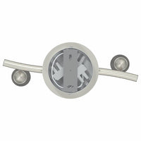 Faretto da soffitto Nichel opaco 27 x 14 x 12 cm Acciaio 4108217