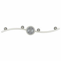 Faretto da soffitto Nichel opaco 58.5 x 15 x 12 cm Acciaio 4108220