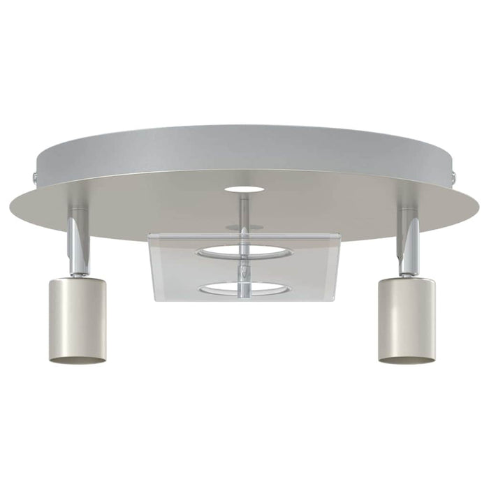 Faretto da soffitto Argento 29 x 29 x 11 cm Acciaio e Vetro 4108221