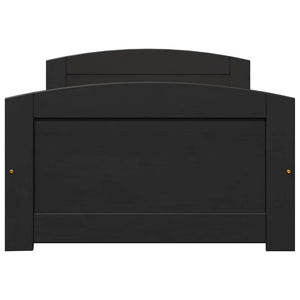 Dormeuse con 2 Cassetti senza Materasso Nero 90x200 cm IRUN 3314678