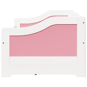 Dormeuse 3 Cassetti senza Materasso Bianco&Rosa 90x200 cm IRUN 3314685