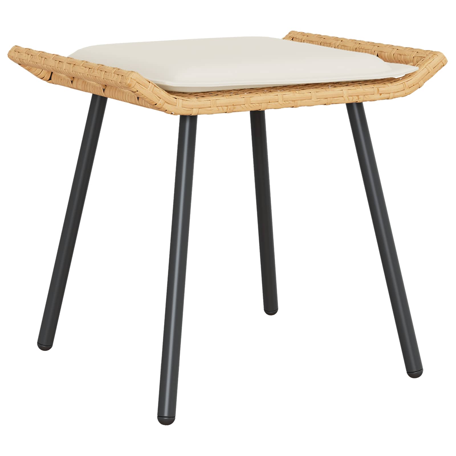 Panca da Giardino 2 pcs Marrone 50 x 40 x 45cm Poliestere 4108266