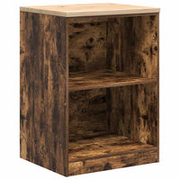 vidaXL Armadi da Garage 2 pz Rovere Fumo in Legno Multistrato