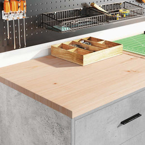 Armadi da Garage 2 pz Grigio Cemento in Legno Multistrato 3328335