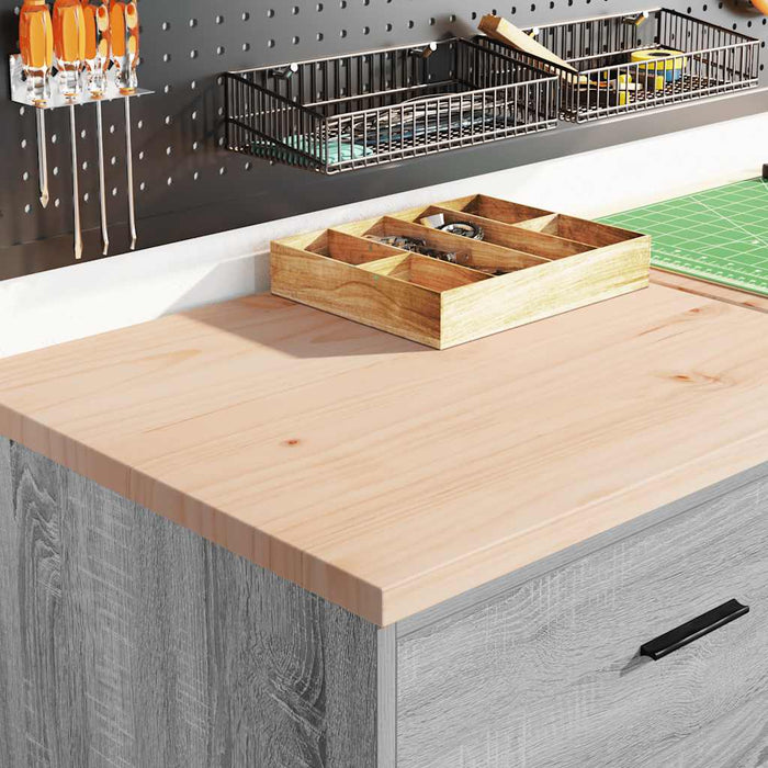 Armadi da Garage 2 pz Grigio Sonoma in Legno Multistrato 3328337