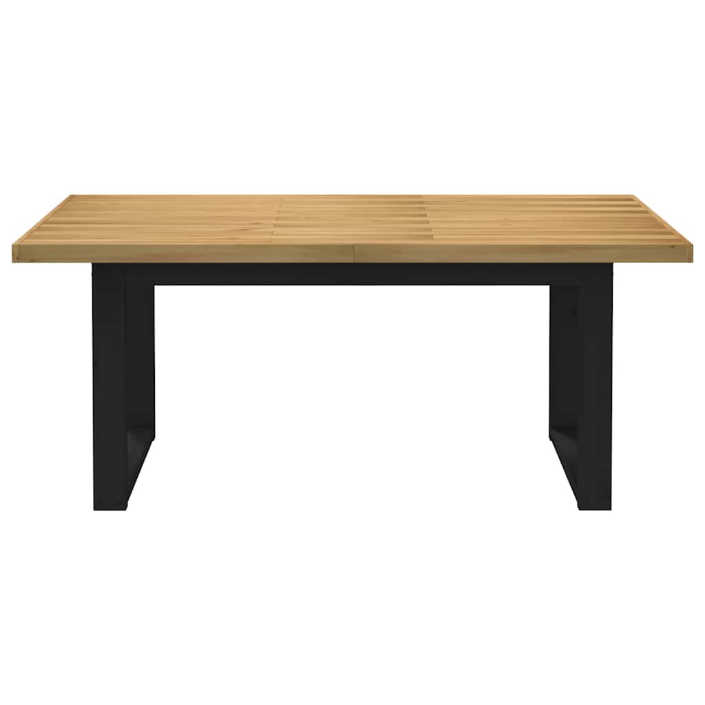 Tavolo Pranzo NOAIN Gambe a Forma U 180x90x75 cm Legno Massello