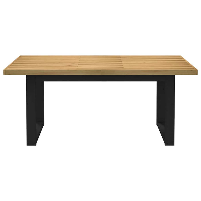 Tavolo Pranzo NOAIN Gambe a Forma U 180x90x75 cm Legno Massello 3328259
