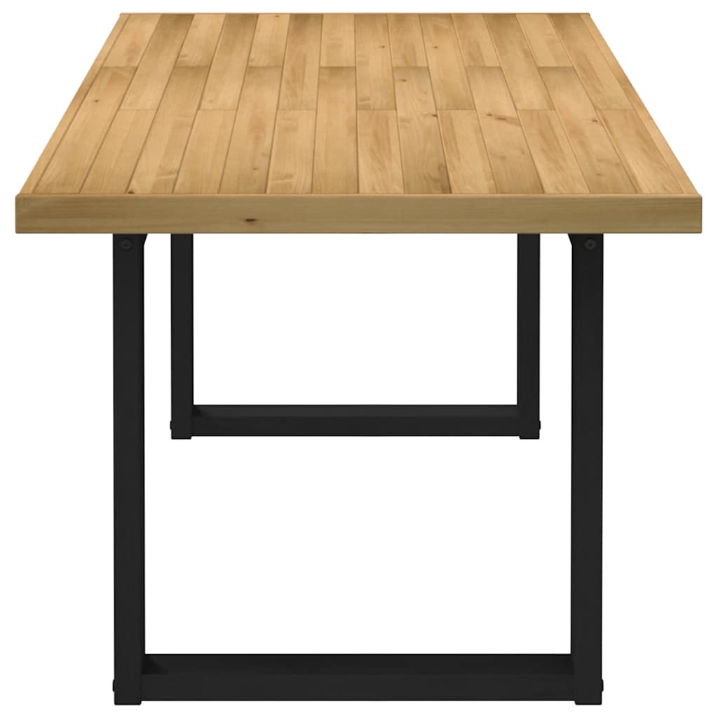 Tavolo Pranzo NOAIN Gambe a Forma U 180x90x75 cm Legno Massello