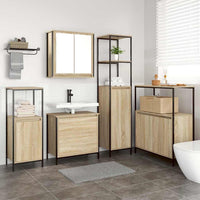 Set di mobili per il bagno 5 pcs Beige 76.5 x 35 x 95 cm 3328370