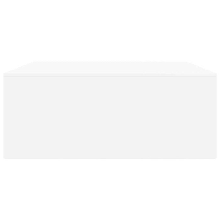 vidaXL Tavolino da Salotto con Cassetti Bianco 100x100x40 cm