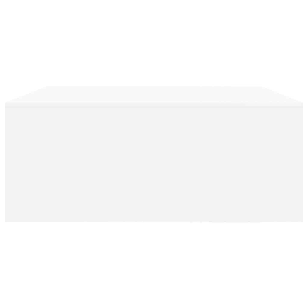 Tavolino da Salotto con Cassetti Bianco 100x100x40 cm 3328399