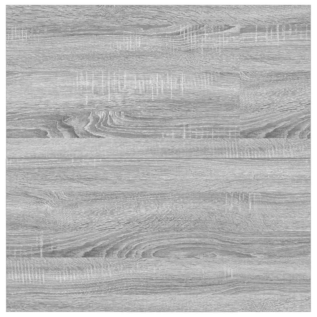 Tavolino da Salotto con Cassetti-Tavolino da soggiorno-Tavolo Grigio Sonoma 100x100x40 cm