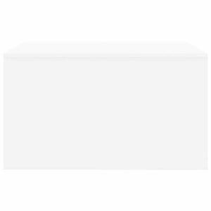 Tavolino da Salotto con Cassetti-Tavolino da soggiorno-Tavolo Bianco 70,5x70x40 cm