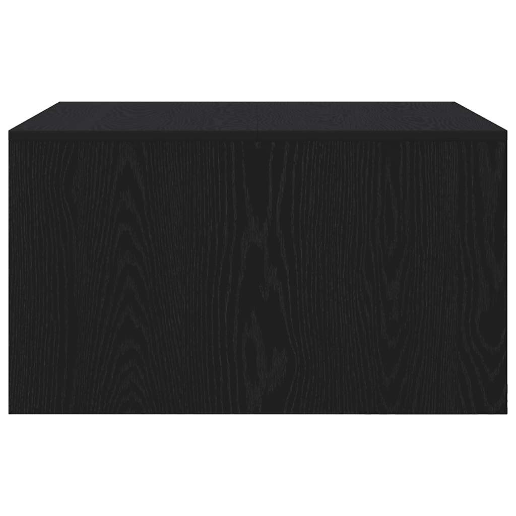 Tavolino da Salotto con Cassetti Rovere Nero 70,5x70x40 cm 3328409