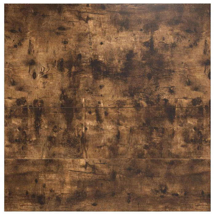 Tavolino da Salotto con Cassetti Rovere Fumo 70,5x70x40 cm