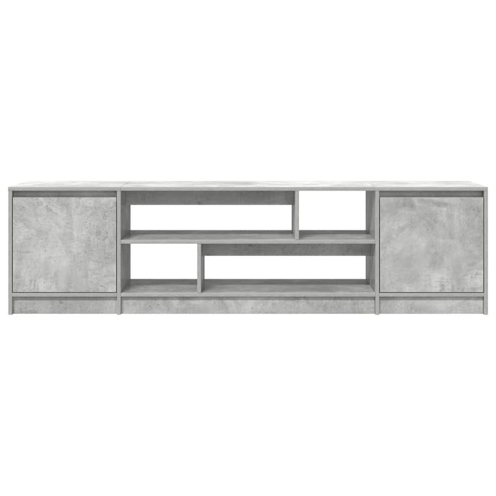 vidaXL Mobile Porta TV Grigio Cemento 188,5x41x50 cm Legno Multistrato