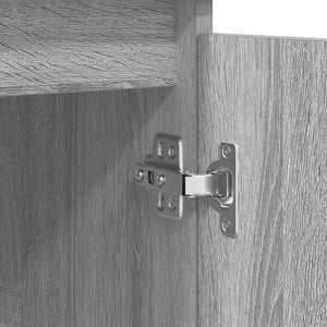 vidaXL Credenza con Cassetti Grigio Sonoma 100,5x35x76cm in Truciolato