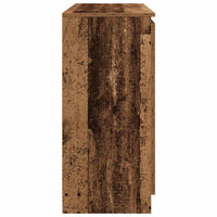 Credenza con Cassetti Legno Antico 100,5x35x76 cm in Truciolato