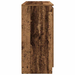 Credenza con Cassetti Legno Antico 100,5x35x76 cm in Truciolato