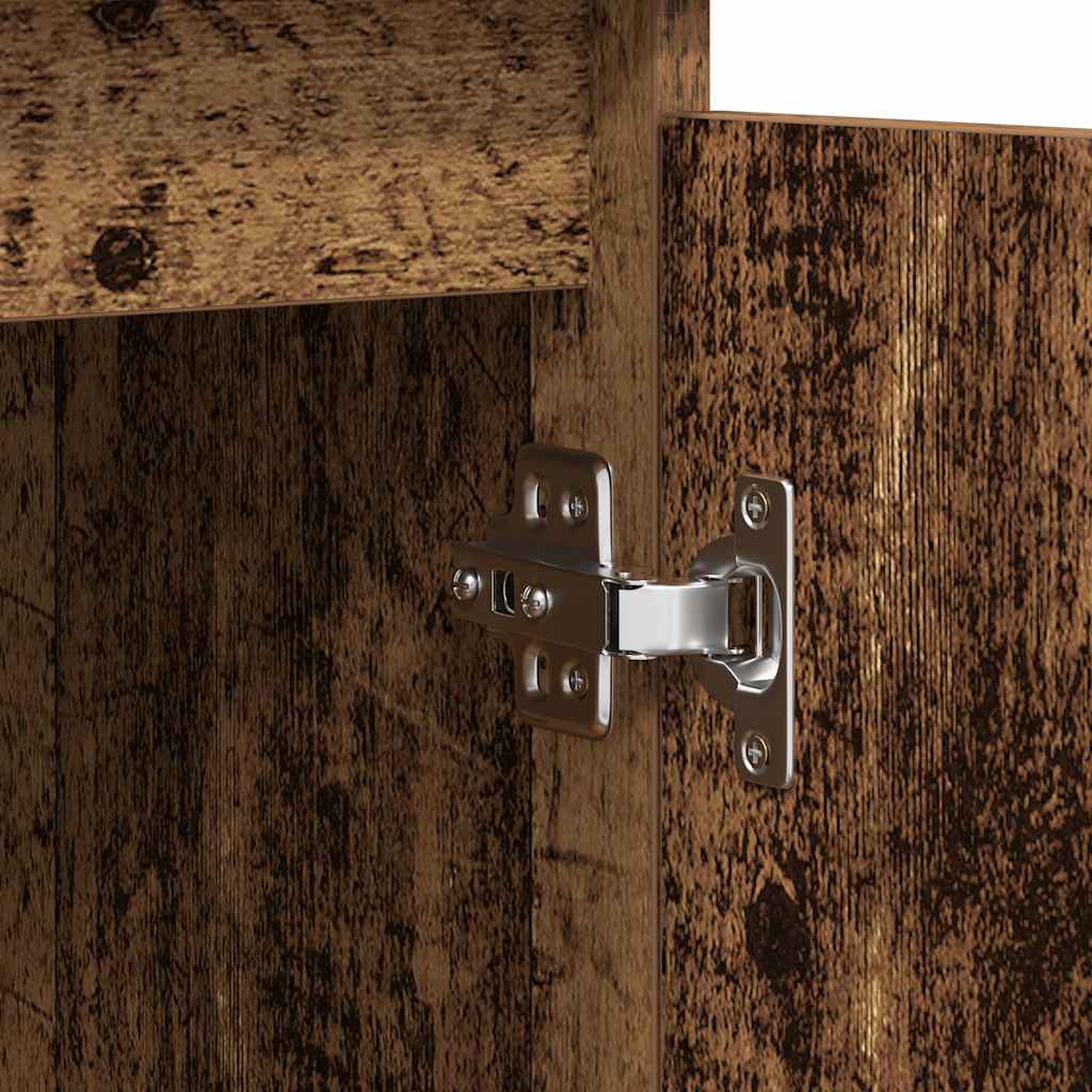 Credenza con Cassetti Legno Antico 100,5x35x76 cm in Truciolato