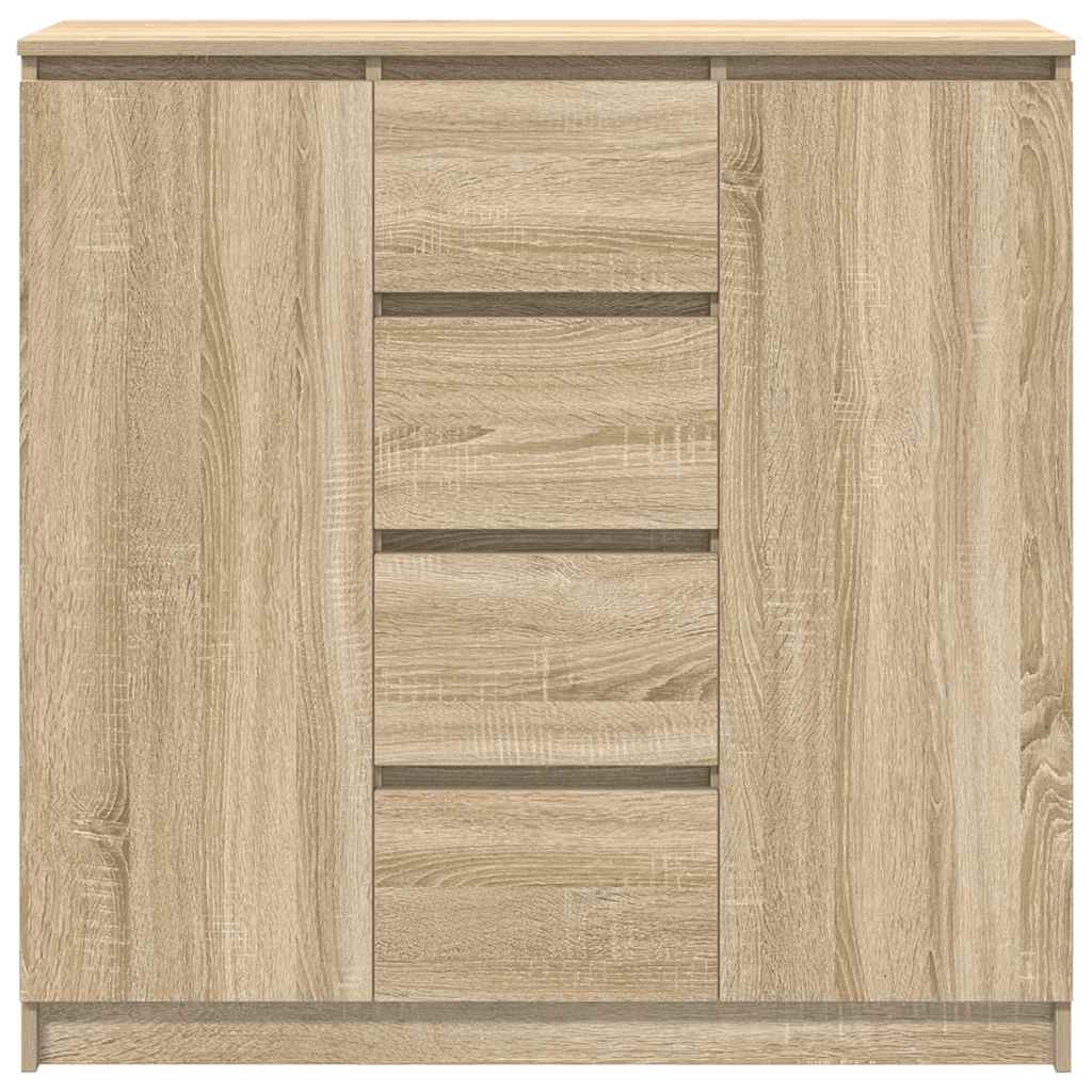 vidaXL Credenza con Cassetti Rovere Sonoma 100,5x35x98,5 cm Truciolato