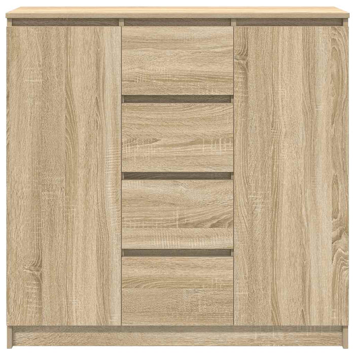 vidaXL Credenza con Cassetti Rovere Sonoma 100,5x35x98,5 cm Truciolato