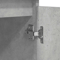 vidaXL Credenza con Cassetti Grigio Cemento 100,5x35x98,5cm Truciolato