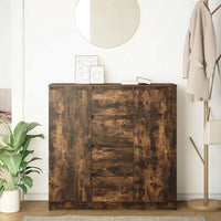 vidaXL Credenza con Cassetti Rovere Fumo 100,5x35x98,5cm in Truciolato