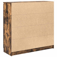 vidaXL Credenza con Cassetti Rovere Fumo 100,5x35x98,5cm in Truciolato