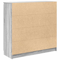 Credenza con Cassetti Grigio Sonoma 100,5x35x98,5 cm Truciolato 3328458