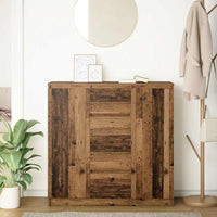 vidaXL Credenza con Cassetti Legno Antico 100,5x35x98,5 cm Truciolato